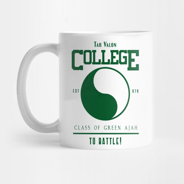 Tar Valon College Green  Ajah Symbol Wheel of Time Parody by TSHIRT PLACE